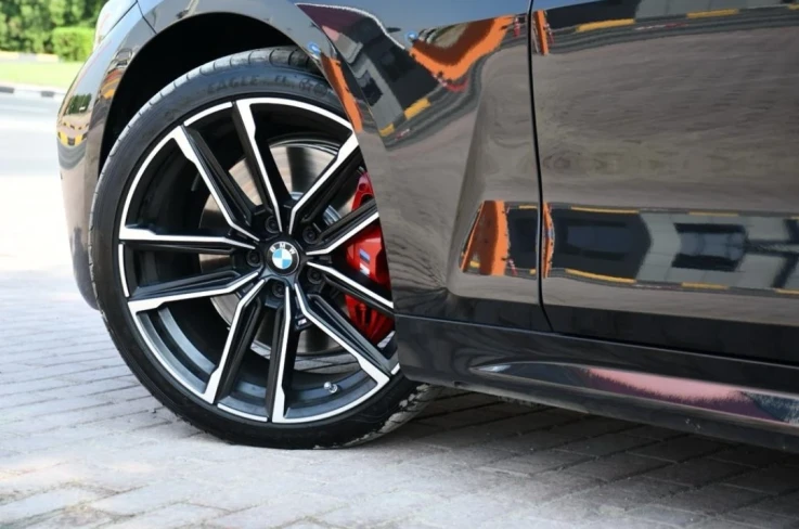 BMW 420 I Convertible 2024 BLACK RENTAL IN DUBAI - undefined
